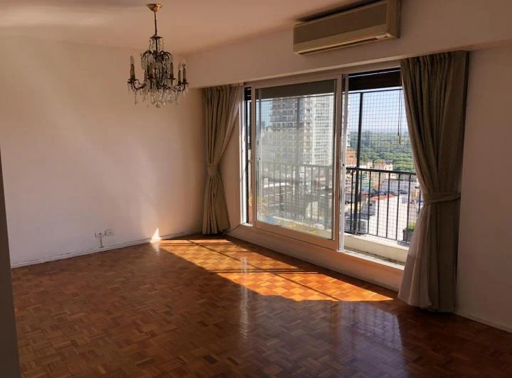Departamento en alquiler tres ambientes con vista y seguridad Las Cañitas 1
