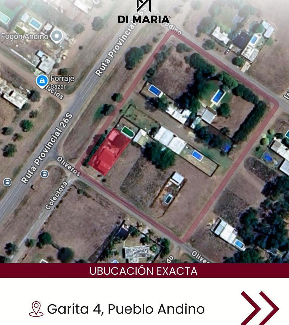 Casa de 2 dormitorios en Andino