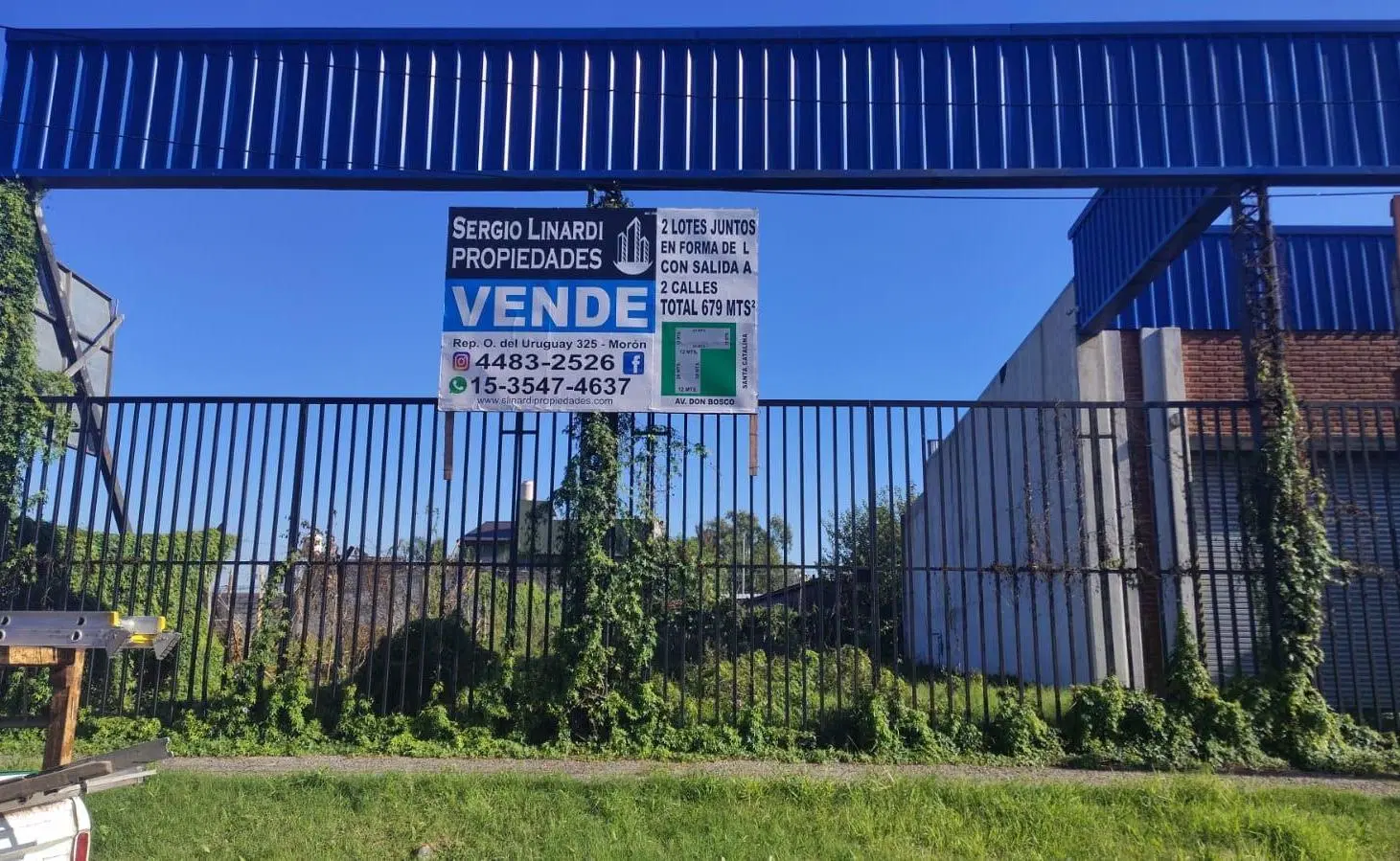 VENTA DE 2 LOTES JUNTOS EN FORMA DE L EN TOTAL 679MTS2 2