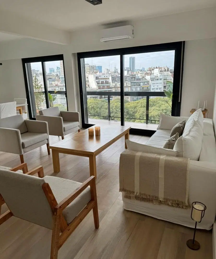 Venta Departamento Piso Alto Luminoso 3 Ambientes Dep 2 Baños Plaza Vicente López Recoleta 2