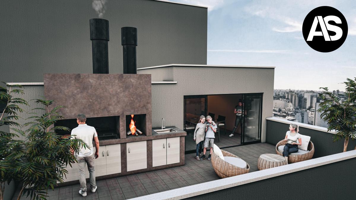 Foto de EXCELENTE MONOAMBIENTE CON PATIO 65M2 // EDIFICIO MIRADOR // PB, imagen 3