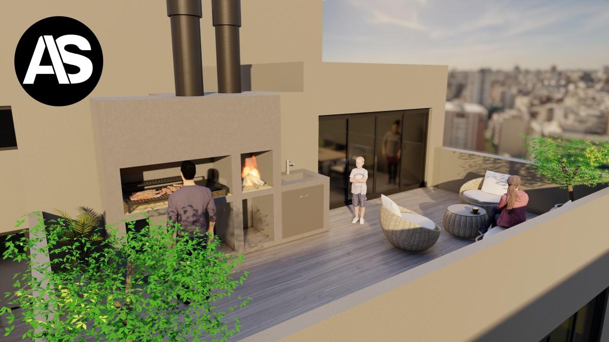 Foto de Excelente 2 Amb. con Balcon 63 m² // Mirador // 6to Piso Contra, imagen 4