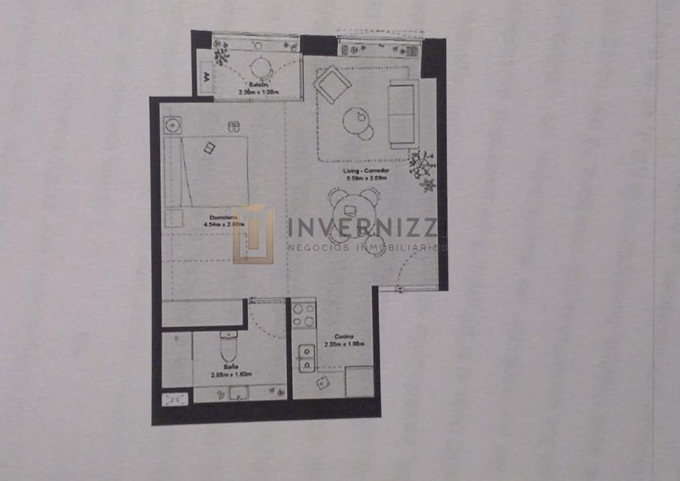 2 ambientes a estrenar - Huergo 475