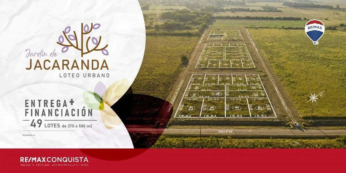 Se vende lote en Loteo Jacaranda lote 2 3