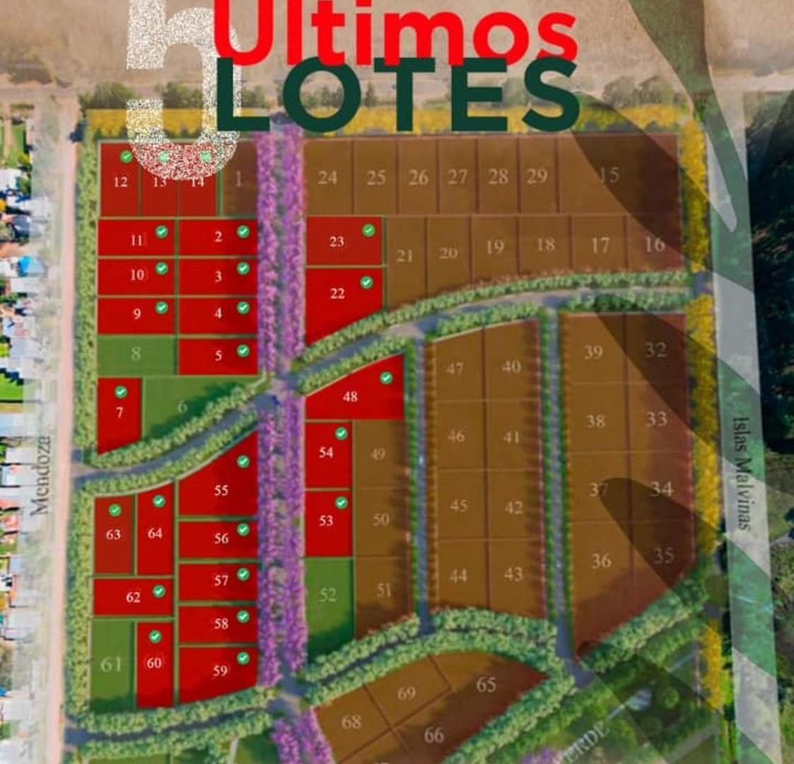 SE VENDEN LOTES EN RECONQUISTA, VIA NOVA- L.8