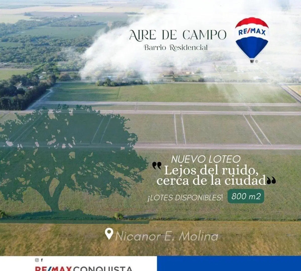 SE VENDE TERRENO EN NICANOR MOLINAS, LOTE 78 5