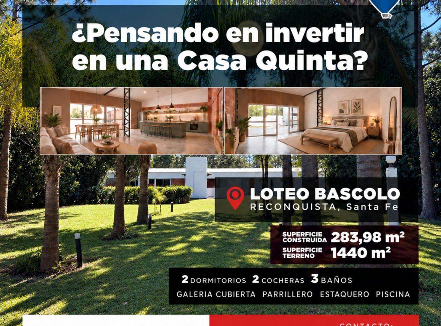 Foto de CASA QUINTA con gran JARDIN en RECONQUISTA (Sta, imagen 1
