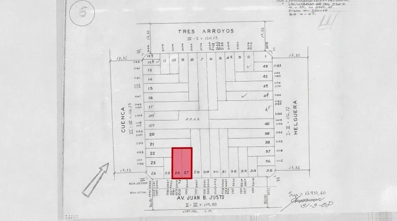 VENTA DE LOTE SANTA RITA CABA 1