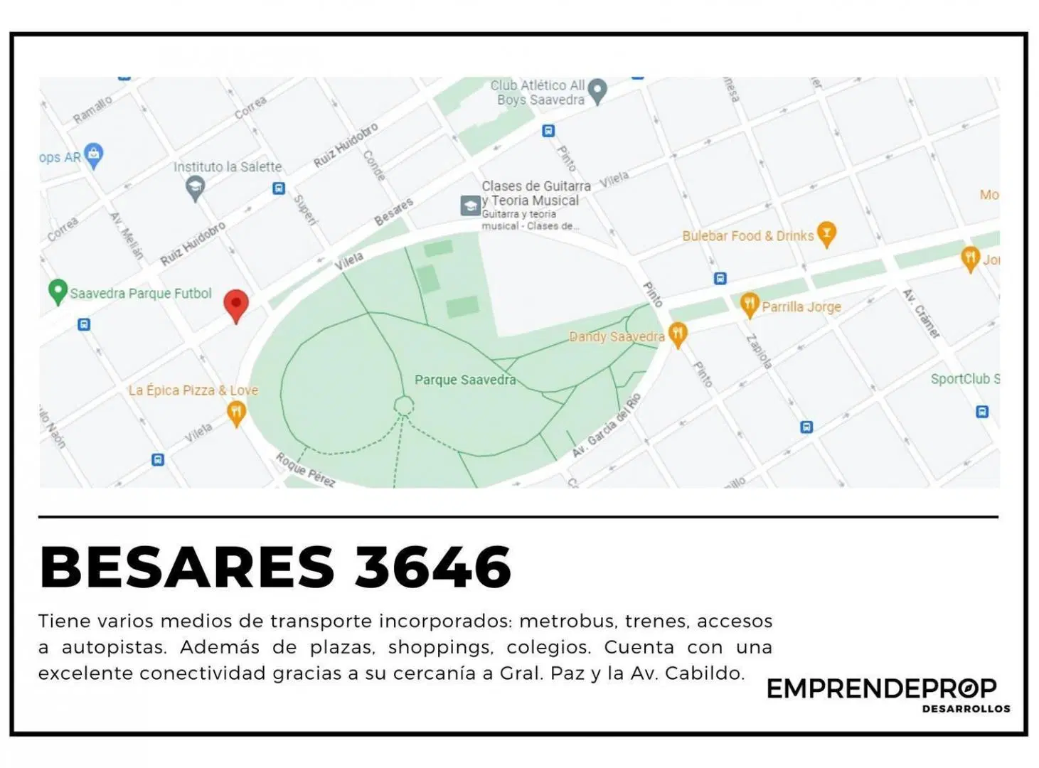 2 ambientes en Green Besares 5