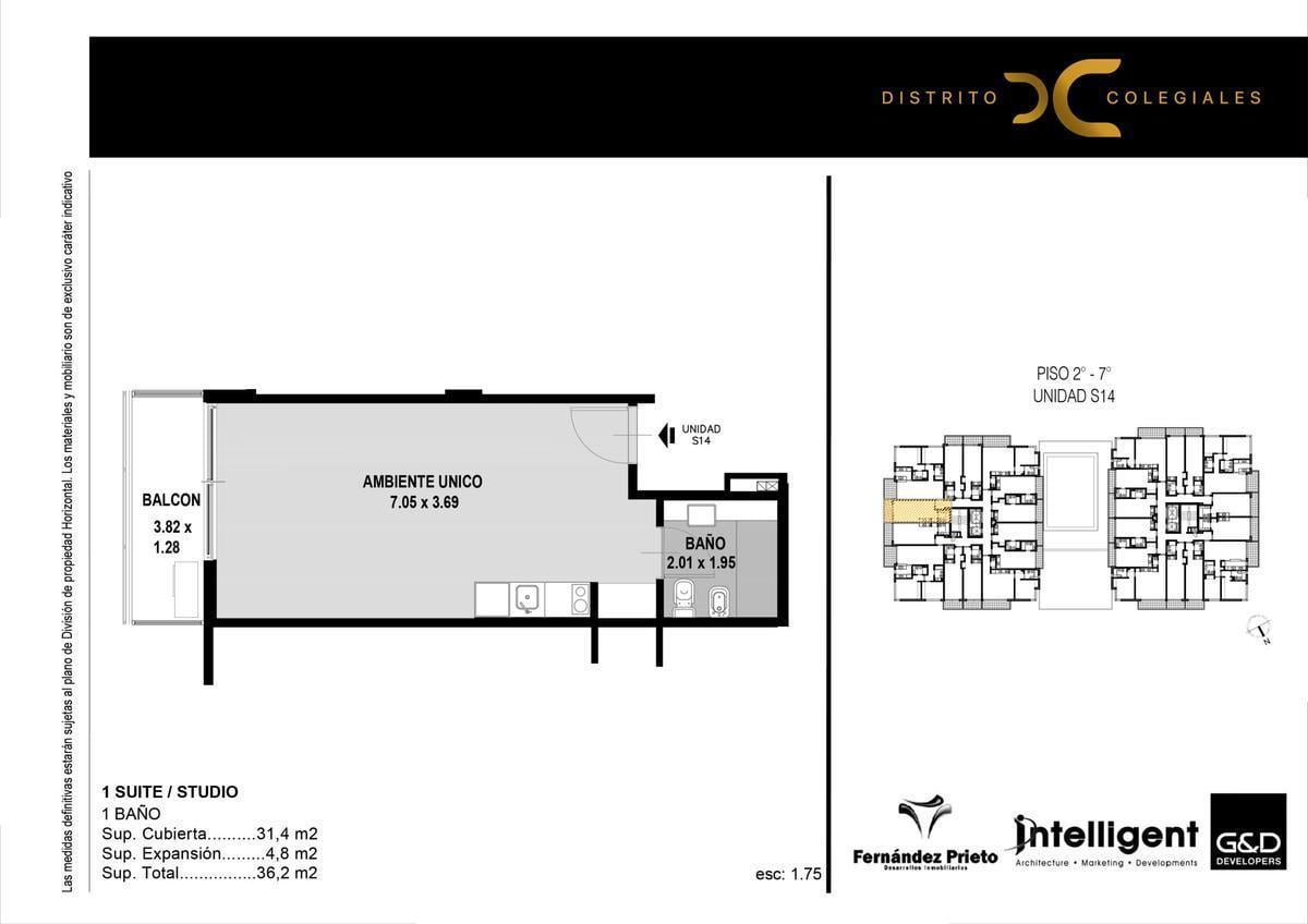Departamento - Colegiales