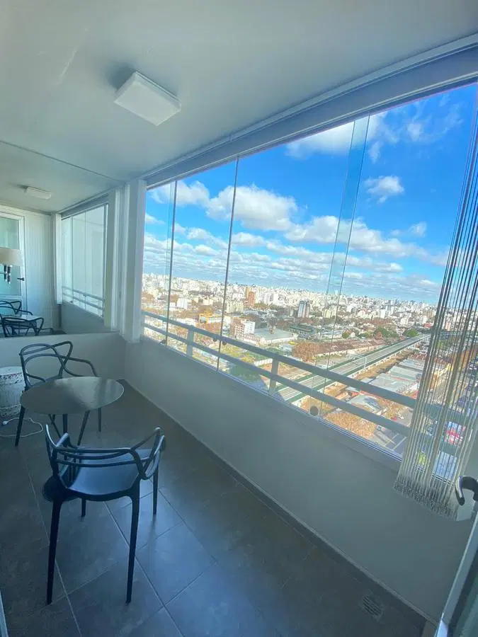 ALQUILER DEPARTAMENTO PALERMO: PISO ALTO 2 DORM C/MUEBLES Y COCHERA - SEG 24Hs -PAQUETE 3