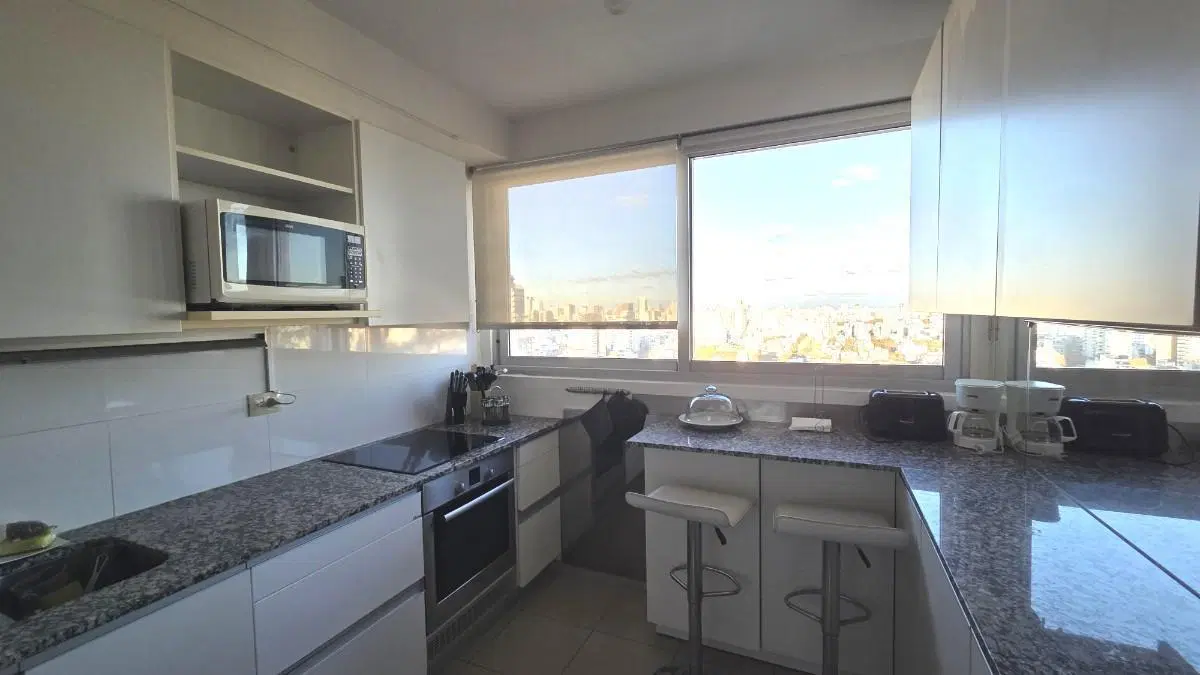 ALQUILER DEPARTAMENTO PALERMO: PISO ALTO 2 DORM C/MUEBLES Y COCHERA - SEG 24Hs -PAQUETE 5