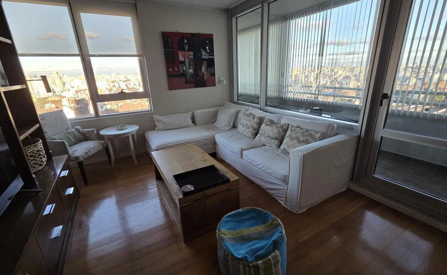 ALQUILER DEPARTAMENTO PALERMO: PISO ALTO 2 DORM C/MUEBLES Y COCHERA - SEG 24Hs -PAQUETE 4