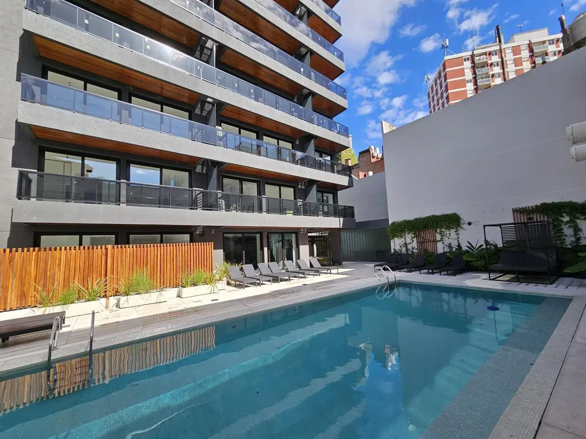 ALQUILER DEPARTAMENTO PALERMO: 2 AMBIENTES CON PATIO PRIVADO - SEG. 24hs -AMENITIES 1