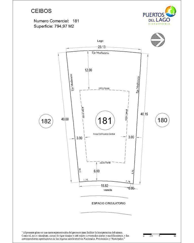 Foto de VENTA LOTE B° CEIBOS PUERTOS: LOTE AL AGUA 800M2 - LISTO P/CONSTRUIR, imagen 2