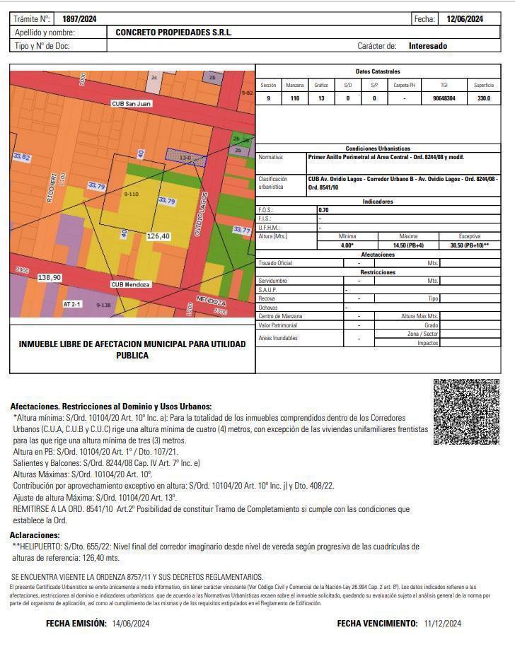 Terreno en venta Lourdes Rosario