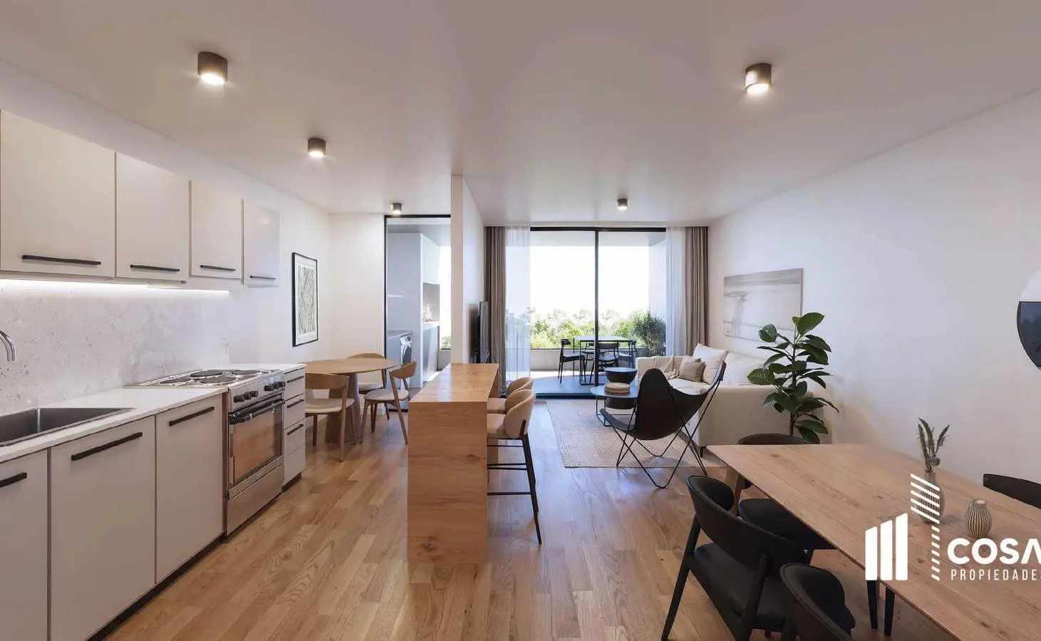 Venta Departamento 1 dormitorio Aldea Fisherton Rosario 8