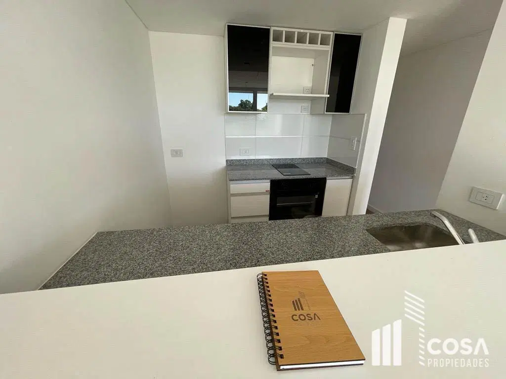 Alquiler departamento 1 dormitorio con cochera Torre Arealis Barrio Refinería Rosario 1