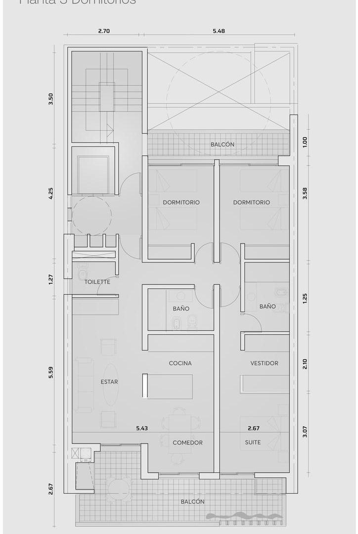 Venta Departamento 3 dormitorios con amenities a estrenar Centro Rosario