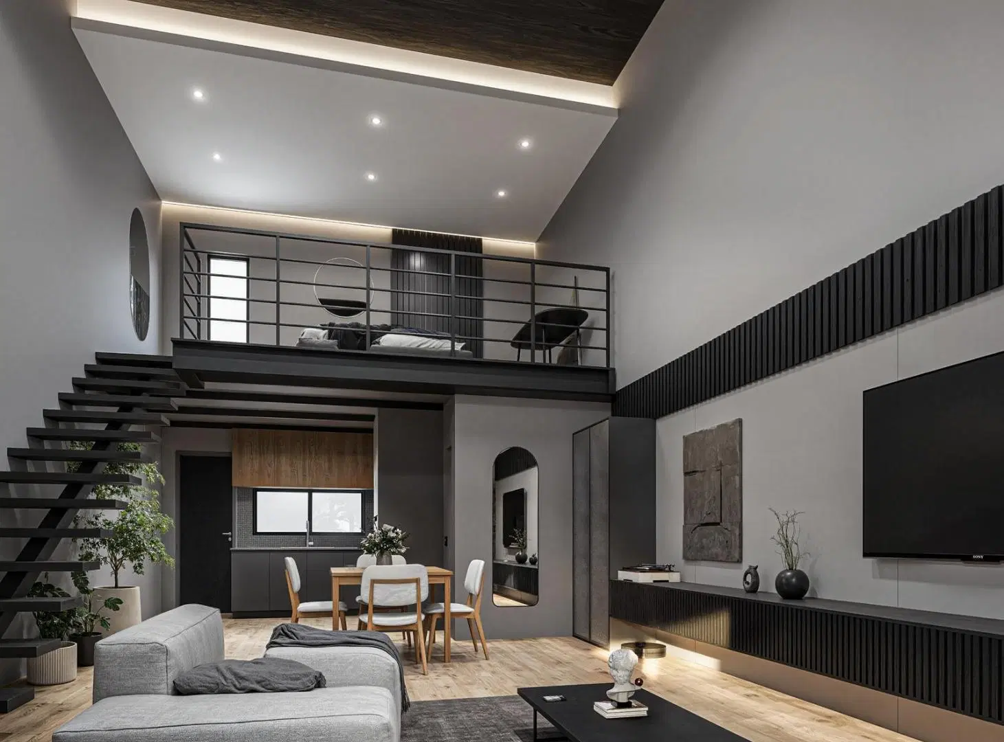 LOFT CON PILETA SOBRE BOULEVARD EN DOCTA PARQUE 1