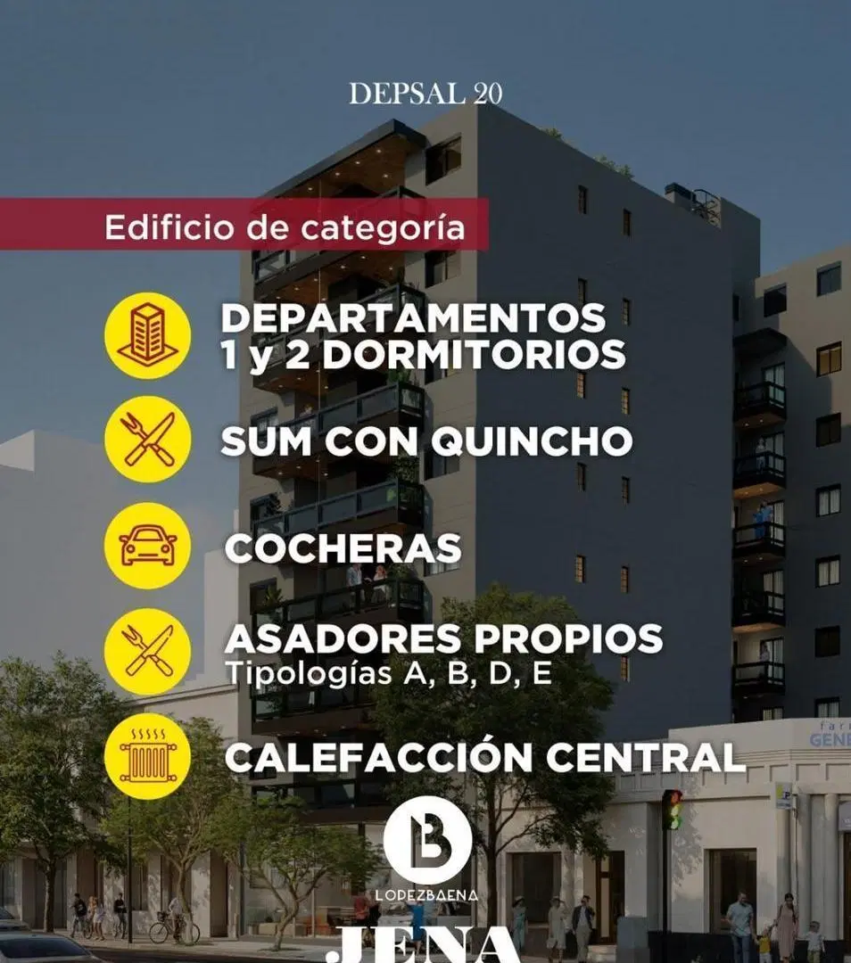 VENTA DEPARTAMENTO PREMIUM EN POZO BARRIO GENERAL PAZ 4