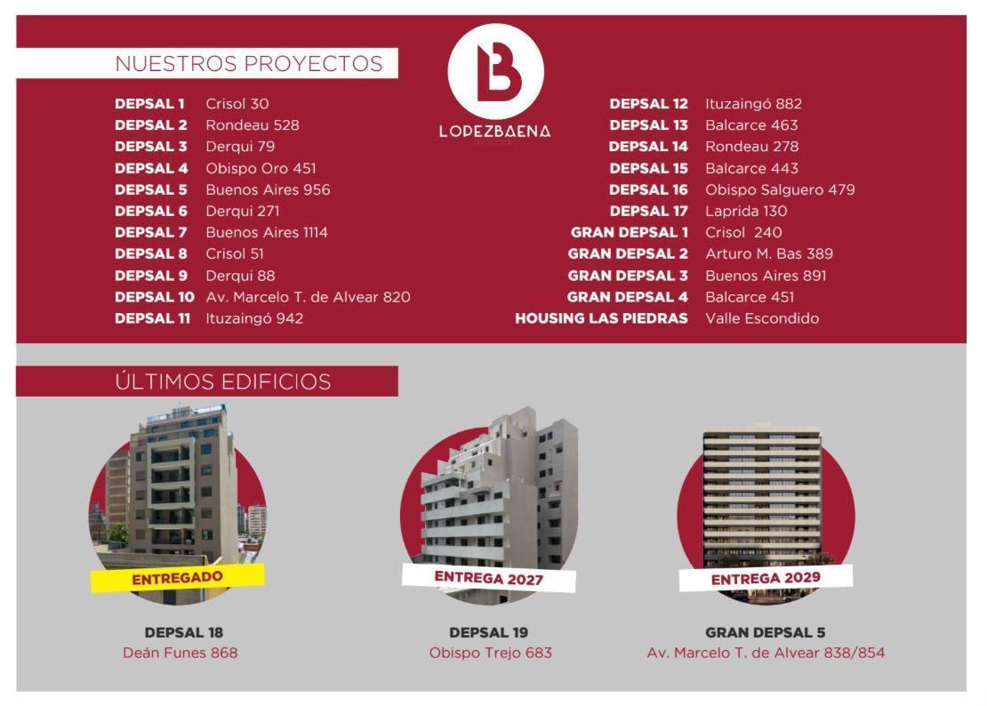 VENTA DEPARTAMENTO PREMIUM EN POZO BARRIO GENERAL PAZ