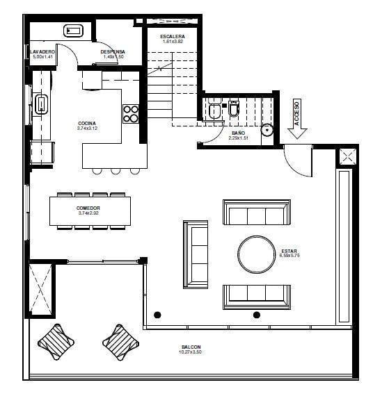Departamento 5 ambientes. | San Jose al 1100