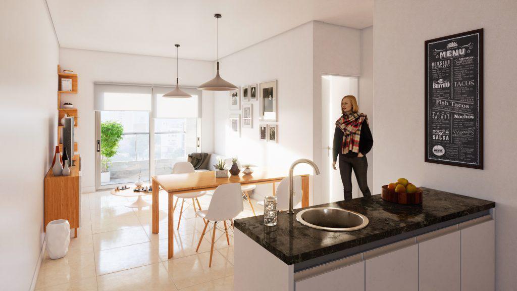 Venta Departamento 1 Dormitorio con Amenities Salta 3500 Rosario 3