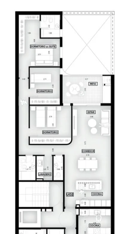Venta departamento tres dormitorios quincho pileta zona rio