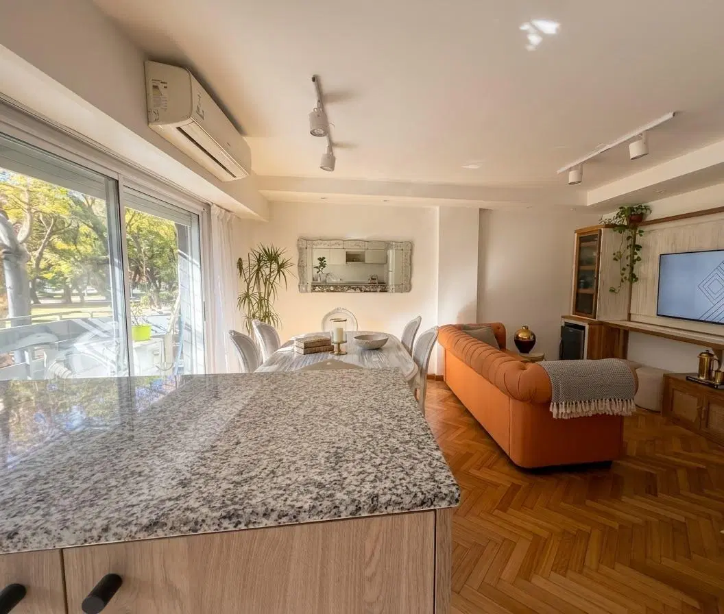 venta departamento reciclado 2 dormitorios cochera balcon frente primera linea rio 1