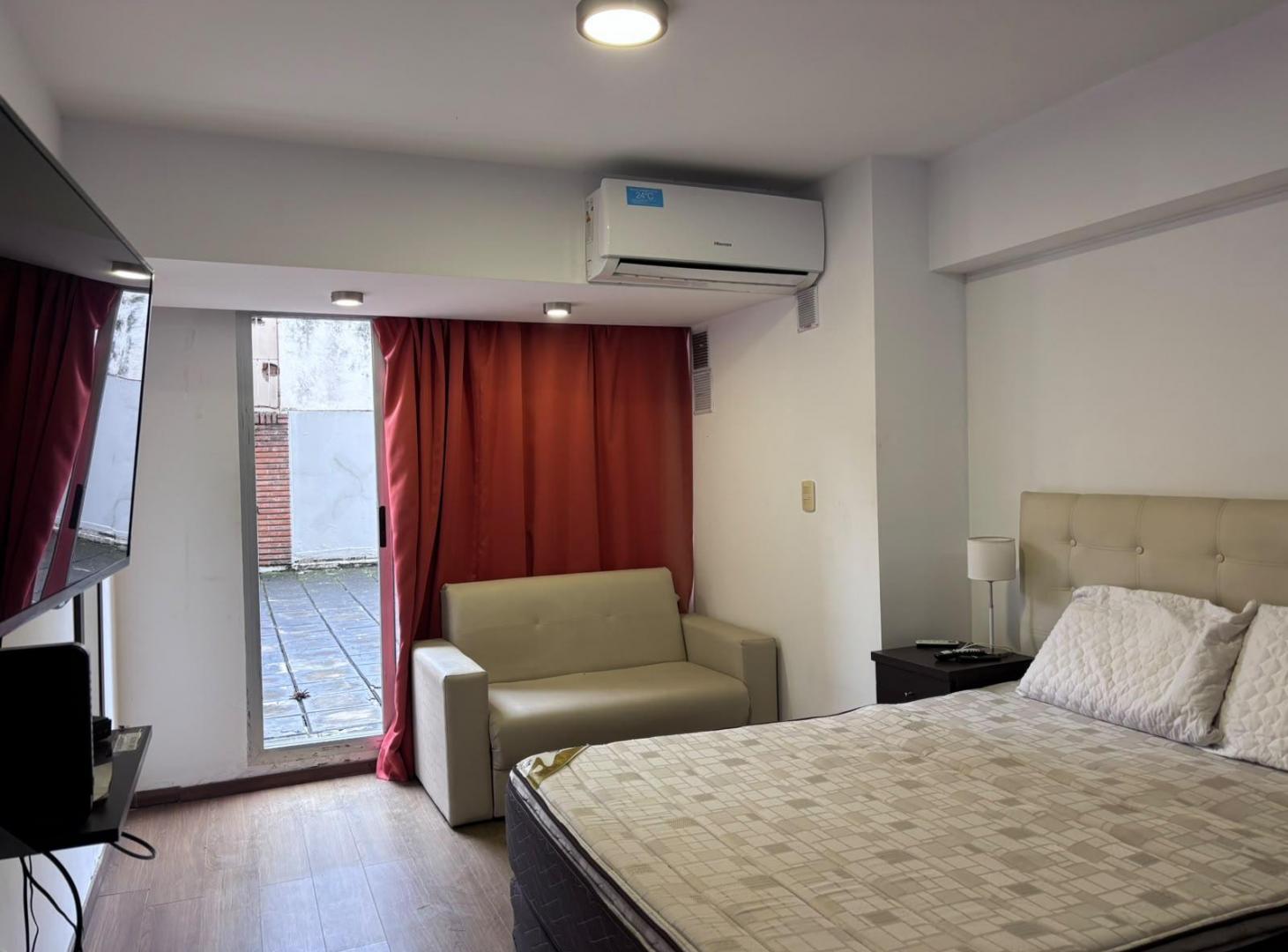 Foto de Alquiler monoambiente amoblado patio quincho zona rio, imagen 5