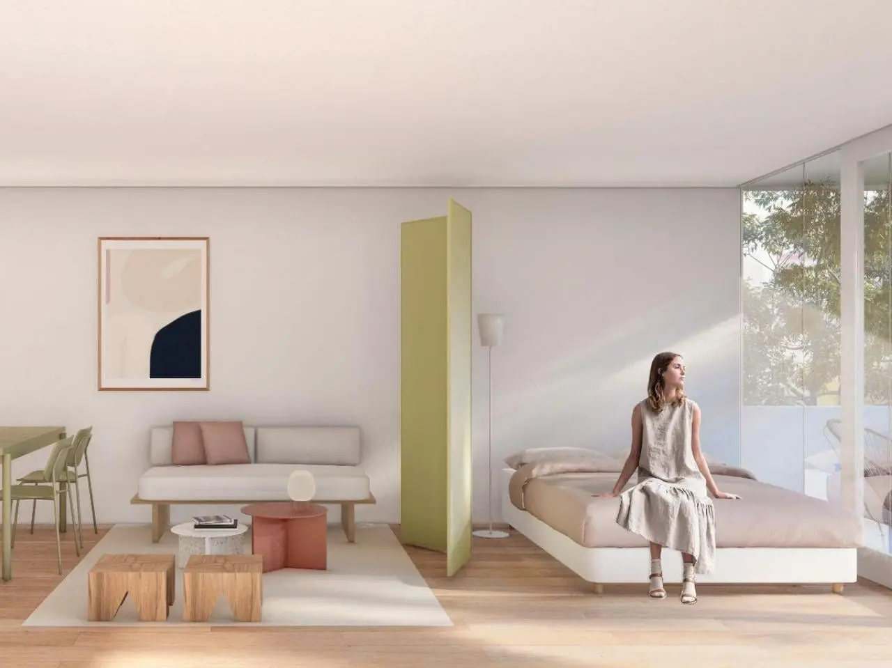 VENTA DEPARTAMENTO MONOAMBIENTE CON BALCON EN COGHLAN 4