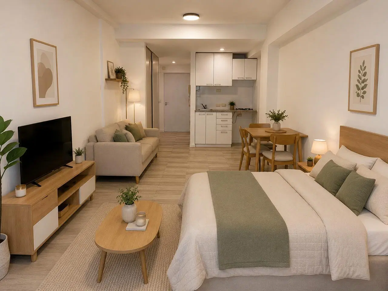 Venta departamento monoambiente con balcón Boedo 4