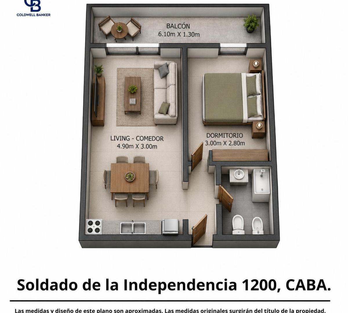 Foto de VENTA BELGRANO2 AMB CON AMENITIES, imagen 3