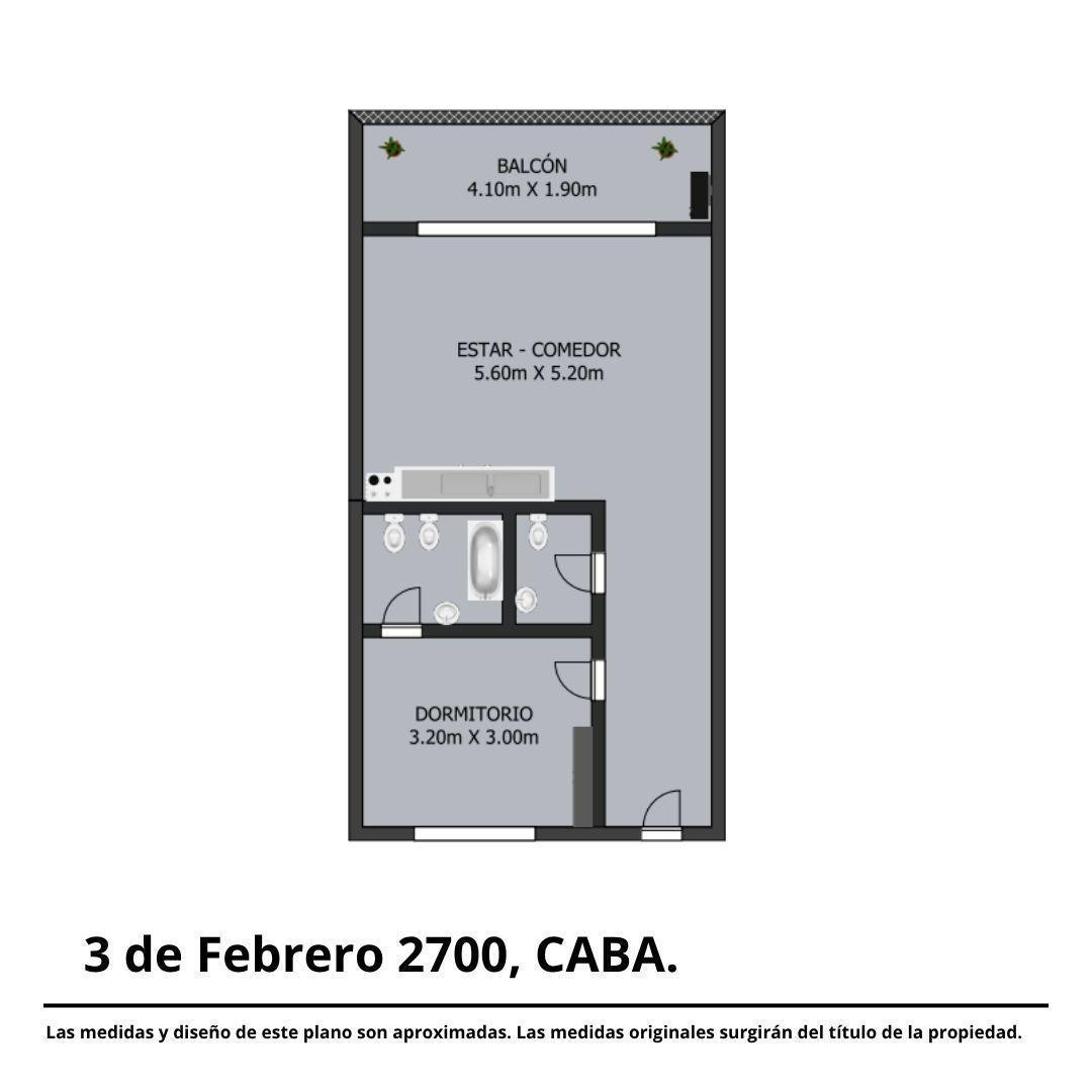 Foto de VENTA DEPARTAMENTO 2 AMBIENTES NUÑEZ CON COCHERA, imagen 3