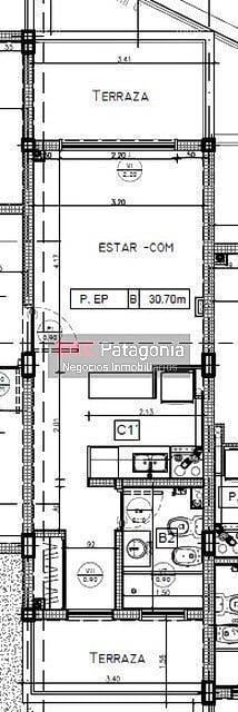 Departamento monoambiente a estrenar en San Carlos De Bariloche