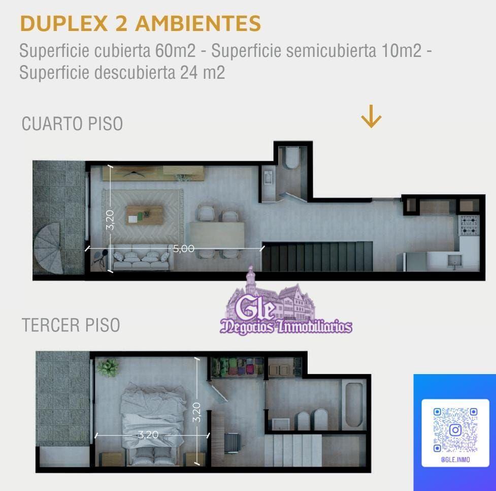 Departamento 2 Ambientes. | Freire Al 1500 4