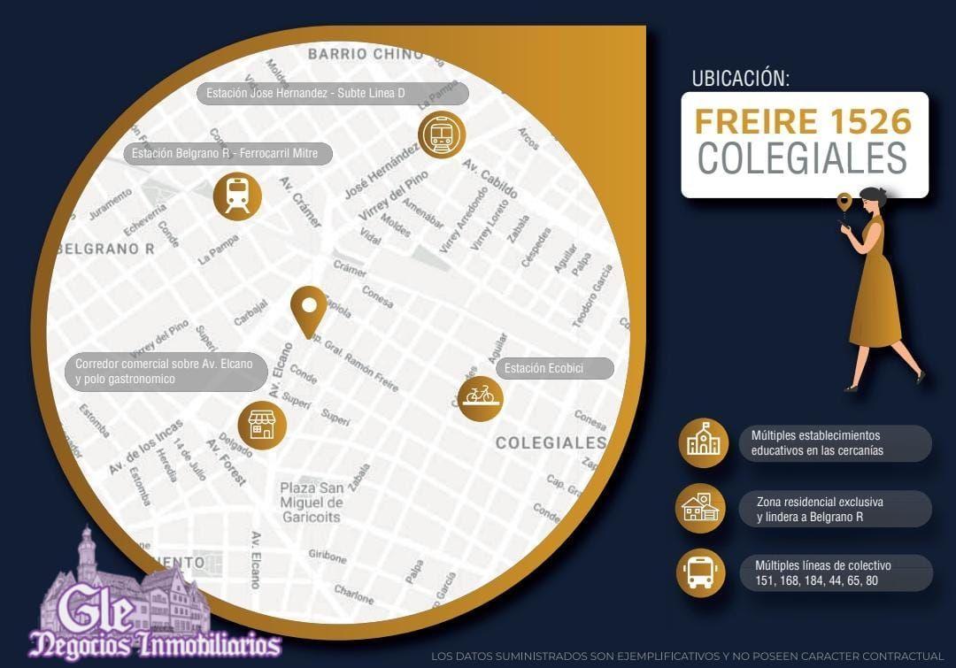 Departamento 4 Ambientes. | Freire Al 1500 2