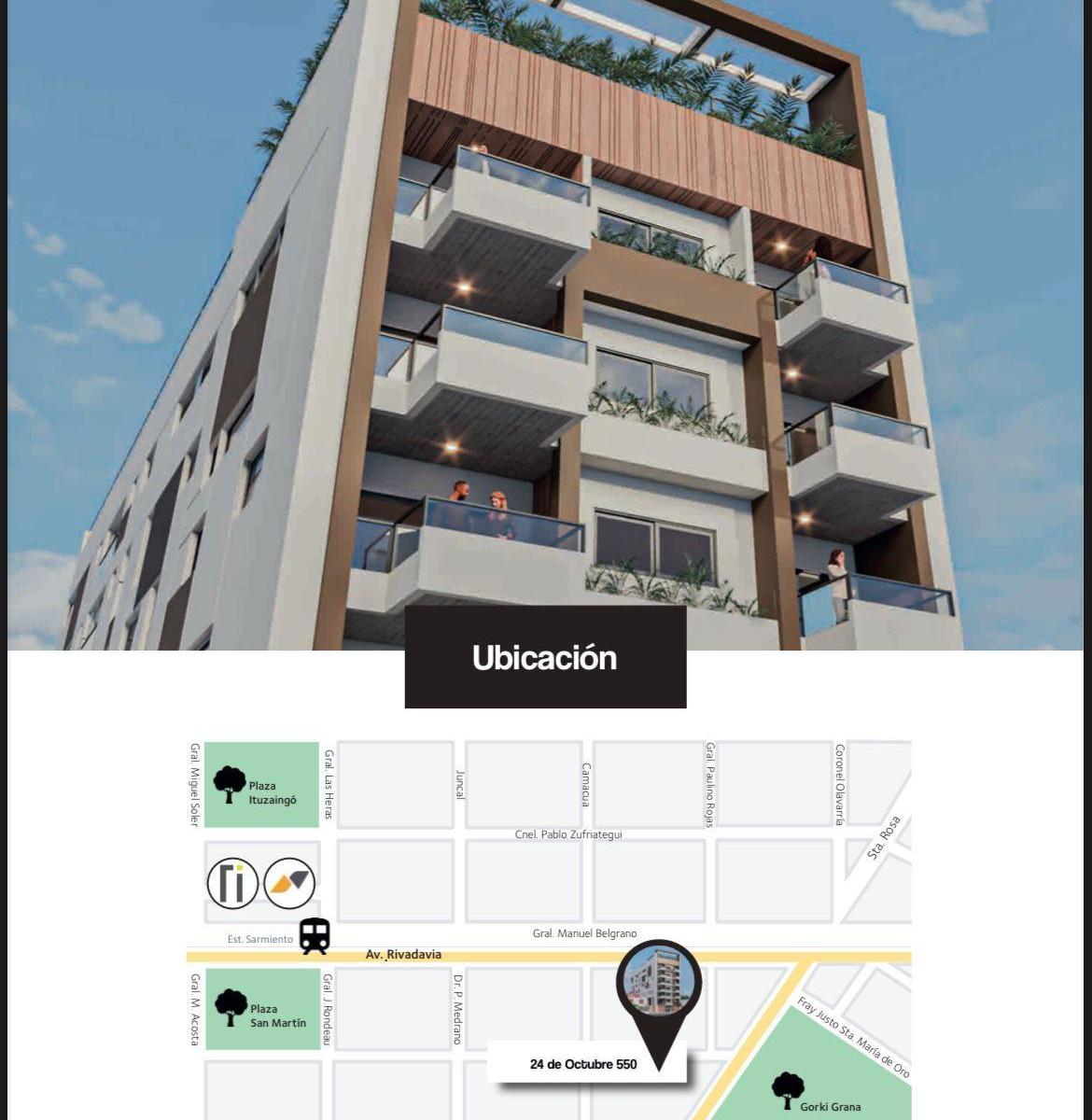 Entrega Julio 2025 - 3 Ambientes con Balcon // 24 de Octubre 550 5