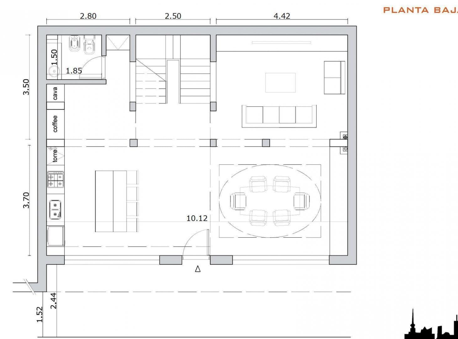 Casa de pasillo, 3 dormitorios, suite, quincho y pileta, Pichincha