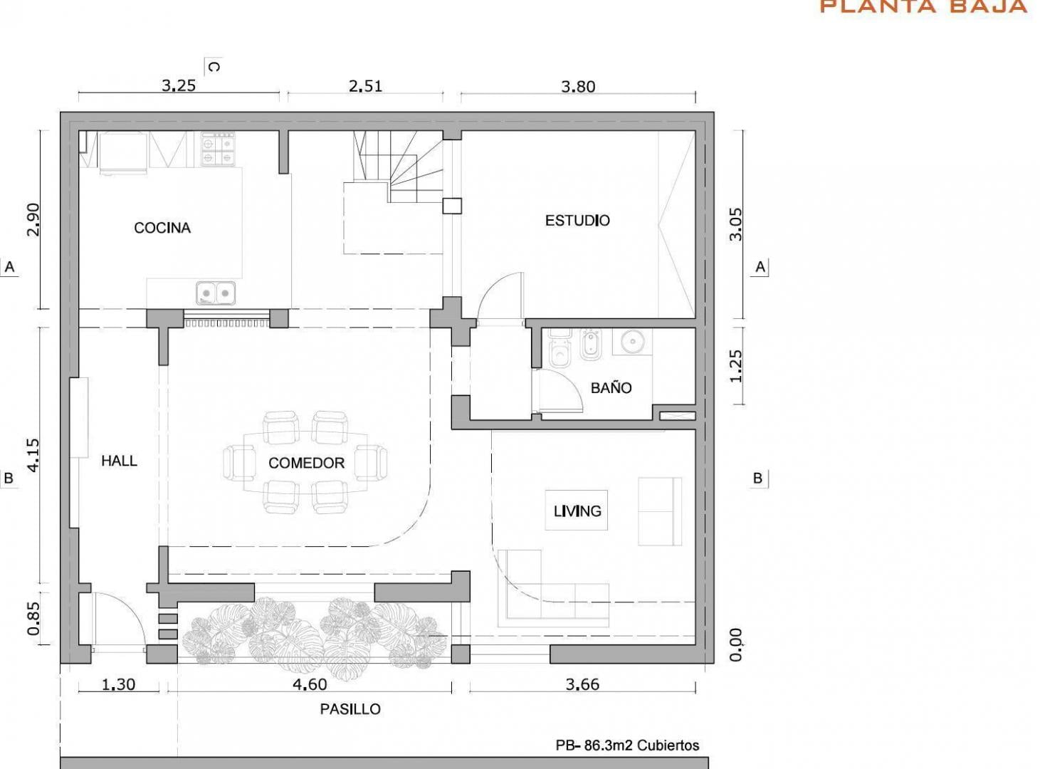 Casa de pasillo, 4 dormitorios, pileta y quincho, suite, Pichincha