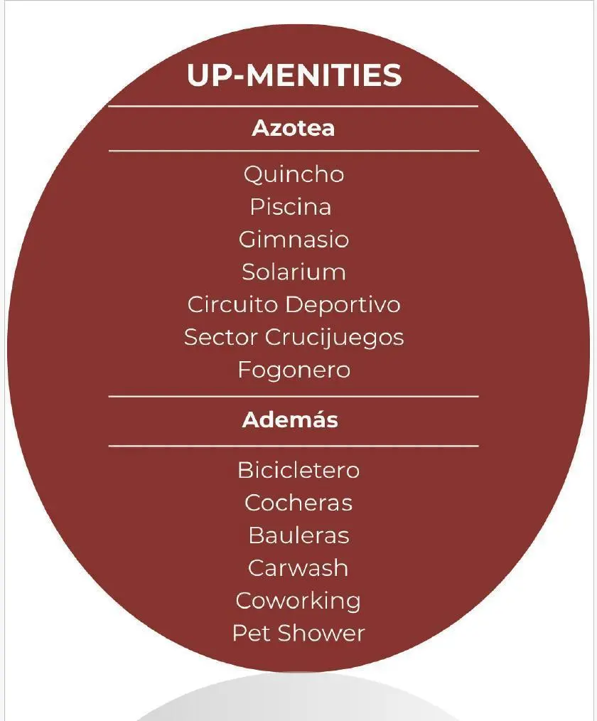 Departamento 2 dormitorios, cochera, amenities, balcón, Martin 3