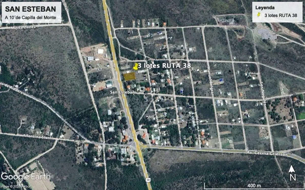 Vendo lote sobre RUTA 38 en San Esteban, a minutos de Capilla del Monte, Córdoba 5