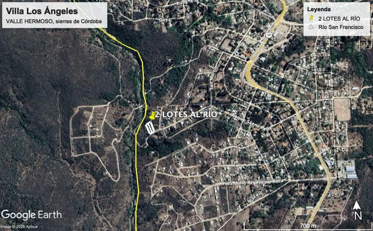 Vendo lotes con costa al Río en Valle Hermoso, Córdoba. Electricidad y agua. 3