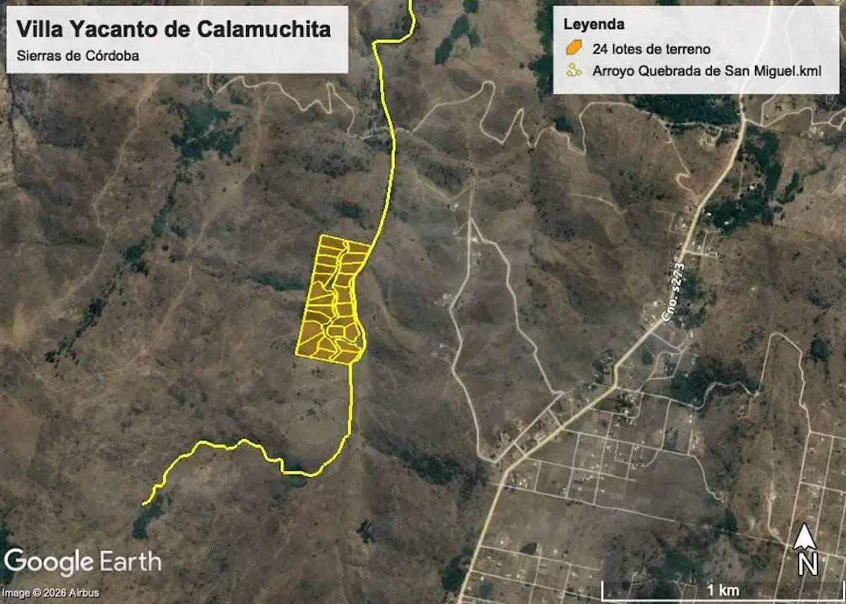 RESERVADO - Lote 111 en Villa Yacanto de Calamuchita, Córdoba. 3
