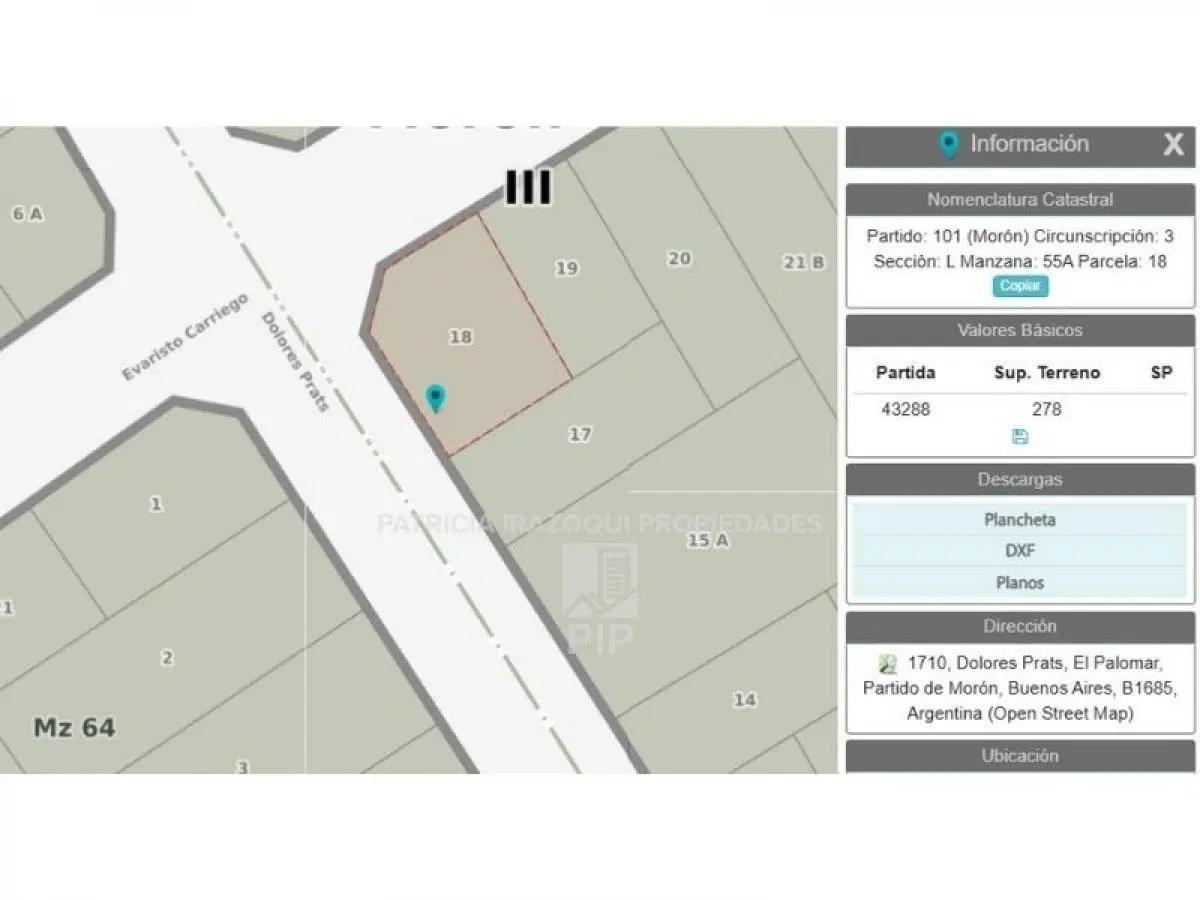 Lote en Venta en El Palomar 1