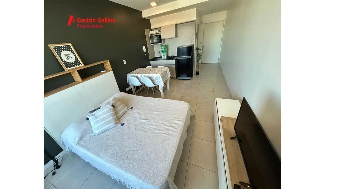 Departamento en  Alquiler Temporario 1 ambiente con balcon 5