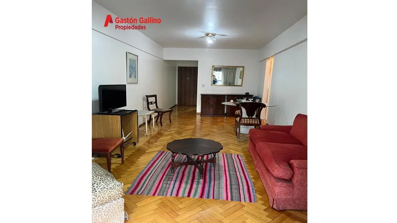 Departamento alquiler temporario de 3 ambientes amplios en el centro. 2