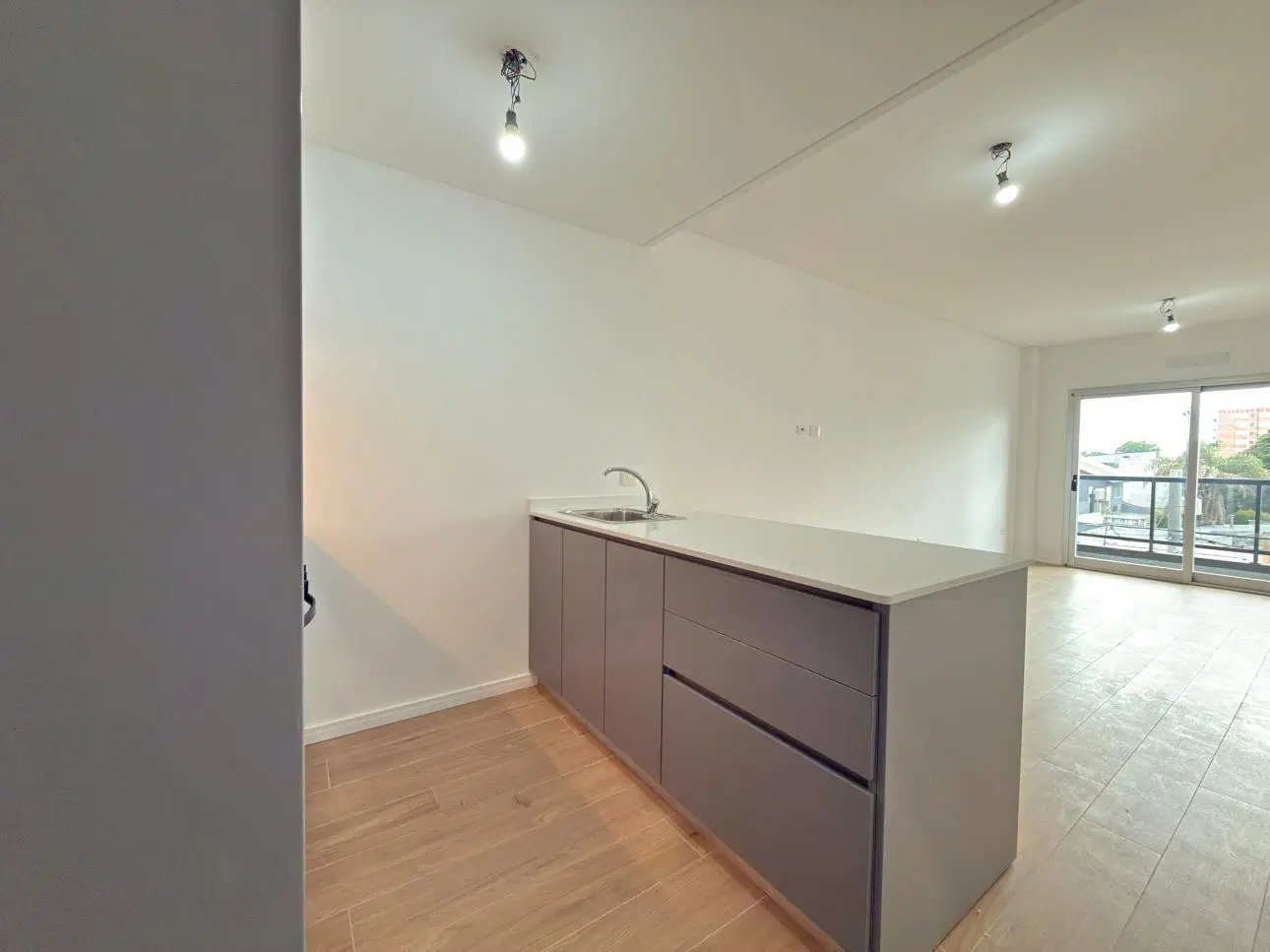 Departamento de 1 ambiente con balcon a estrenar 5