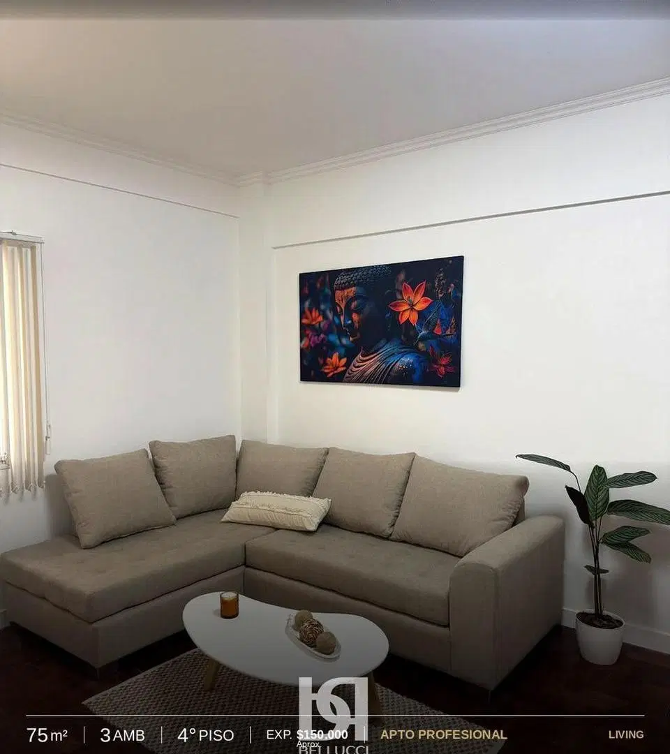 Departamento de 3 ambientes en VENTA 4
